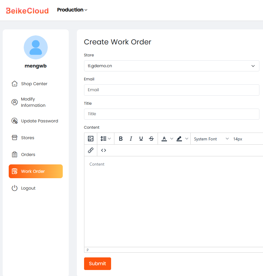BeikeCloud-SaaS客户端报表统计页