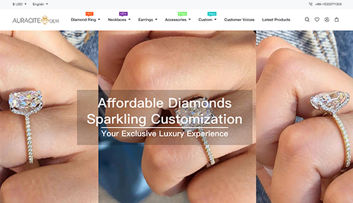 BeikeShop Case Study - Luxury Ring E-commerce Website for Global Market