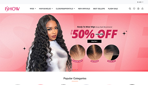 BeikeShop Case Study - African Wig Cross-border E-commerce Website