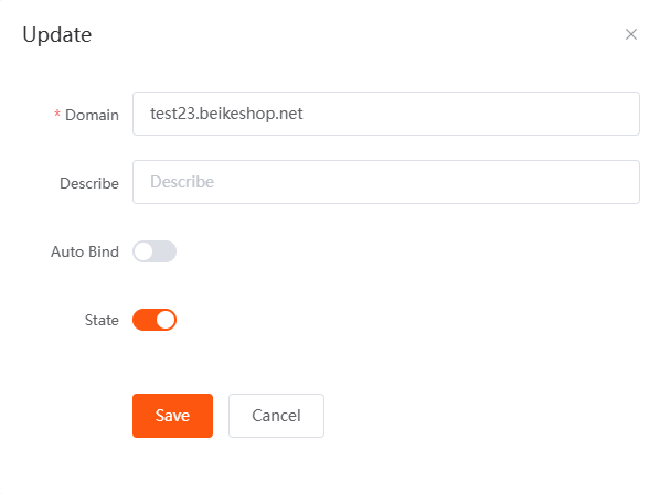 BeikeShop Website Group – Domain Management